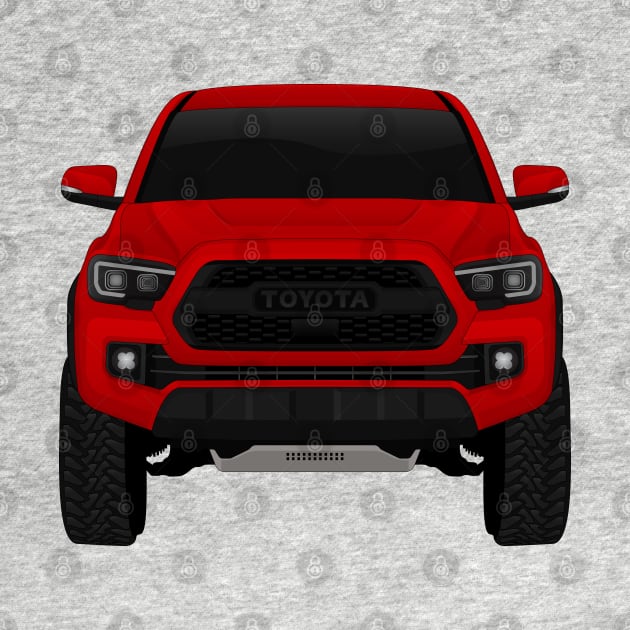 Toyota Tacoma DARK-RED by VENZ0LIC